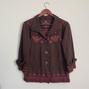 Johnny Was Embroidered Jacket
